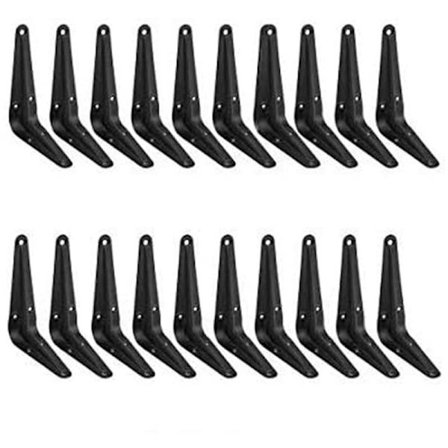 L-formet vinkelbeslag Metal Samlingshjørnebeslag Hyldeophængsbeslag