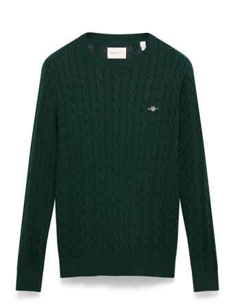 GANT | Cotton Cable C-Neck | S