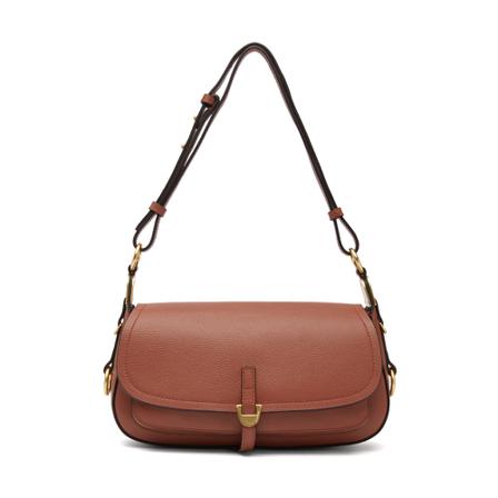 Coccinelle, Fauve Shoulder Bag Bruin, Dames, Maat:ONE Size,leer