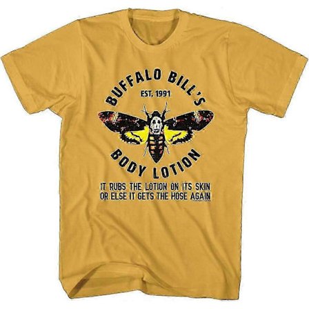 När lammen tystnar 90-tals Thriller Film Buffalo Bills Bomulls T-shirt