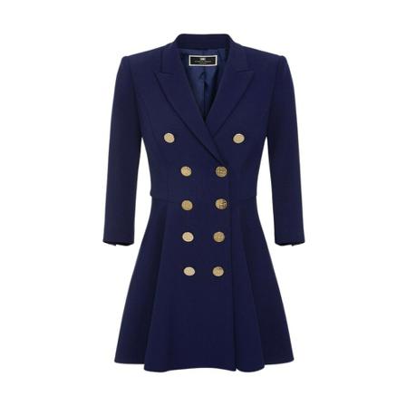 Elisabetta Franchi, Party Dresses Blauw, Dames, Maat:M