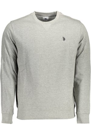 U.s. Polo Felpa Senza Zip Uomo Grigio