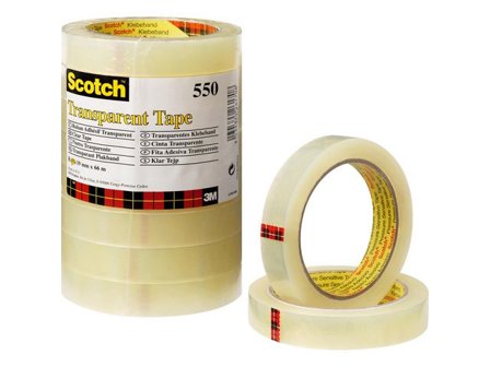 SCOTCH Kontorstejp 550 transparent 66mx19mm - Lyreco - Kontorsmaterial - Tejp lim och häftmassa - Tejp - Kontor