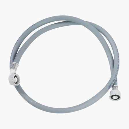 Biltema - Inntaksslange Rett 3/4 x Vinkel 3/4 3m - PVC Slange for Oppvask- og Vaskemaskin, Nylon Tilkoblinger, Aluminium Fôring, for Kaldtvann