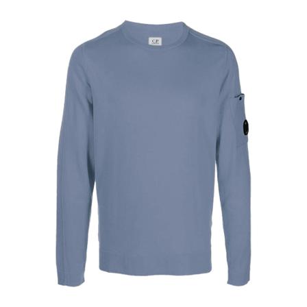 C.p. Company, Crepe Knit Blauw, Heren, Maat:S