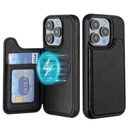 iPhone 15 Pro Max Wallet Case Magnetisk [YJD]