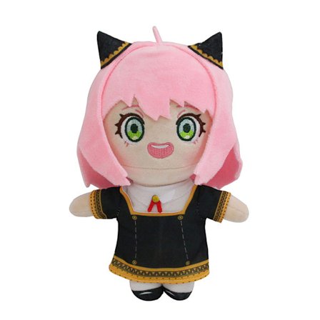 Yndig tegneserie plyslegetøj udstoppet dukke boligdekoration fødselsdagsgave til piger 21x12x9cm