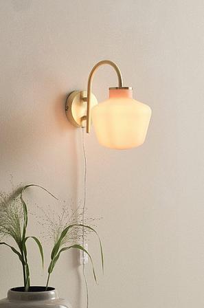 TROPEA wandlamp Messing/roze - Koop Wandlampen bij Jotex