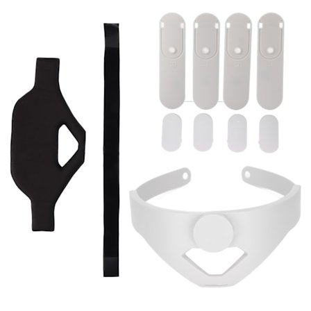 Justerbar Huvudrem Komfortskumkudde för Oculus Quest 2 VR Minska Tryck Balans Vikt