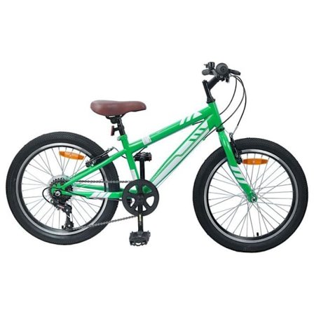 Vtt Vidaxl Mountainbike 20 Tum 6-Växlar för 5-8 år Grön