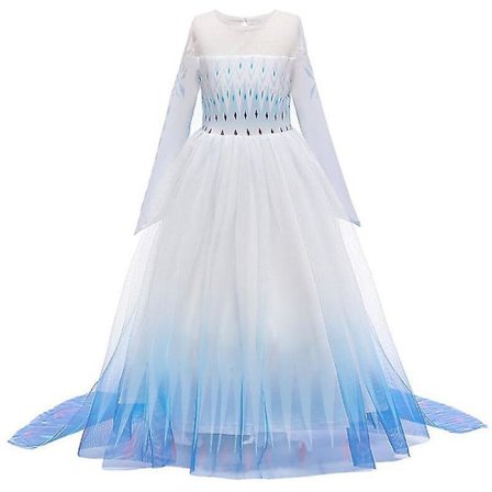 Kids Girl Frozen Queen Elsa Princess Dress Pageant Birthday Party Prom Gown