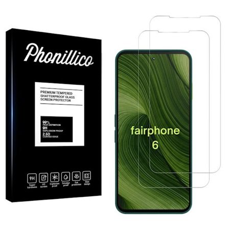 Hærdet Glas til Fairphone 6 [Pack 2] Skærmbeskyttelsesfilm Phonillico