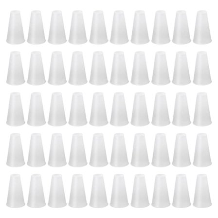 50 stk. koniske silikonepropper, højtemperaturbestandige koniske propper til tætningsbeskyttelse