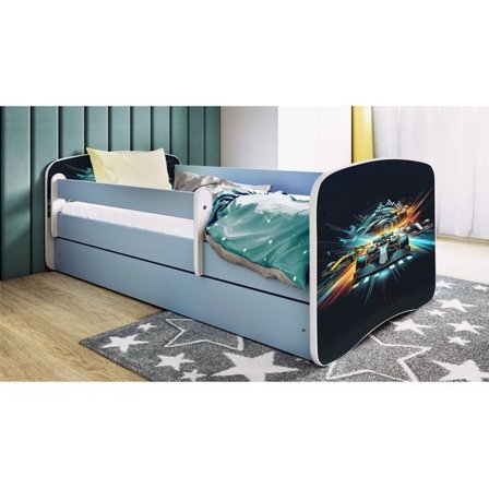 Kocot Kids Barnsäng - Babydreams Blå - Race 180x80 Cm - Litenleker