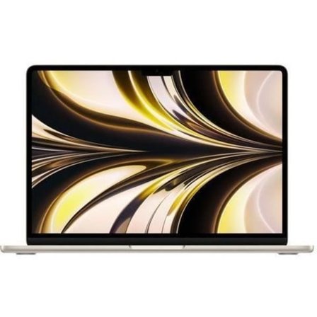 MacBook Air 13" 2022 Apple M2 3,5 Ghz 8 GB 256 GB SSD Stellar Light - Renoveret - God stand - Refurbished Grade C