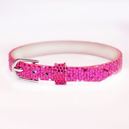 Armband till Namnarmband Disco, Cerise - Busy Lizzie