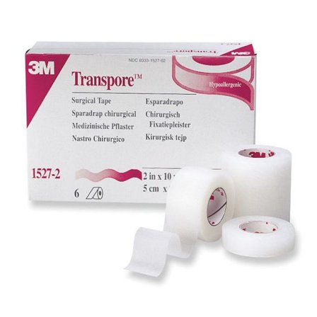 TRANSPORE Transpore 5,0cmx9,1m 6/fp - Lyreco - Sjukvård och omsorg - Förband och fixering - Fixeringstejp