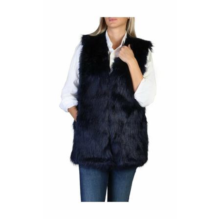Armani Exchange Fur vest - 6Zyq30_Yn50Z Blå, Dame