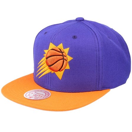 Mitchell & Ness - NBA Viola snapback Cappellino - Phoenix Suns Team 2 Tone 2.0 Purple/Orange Snapback @ Hatstore