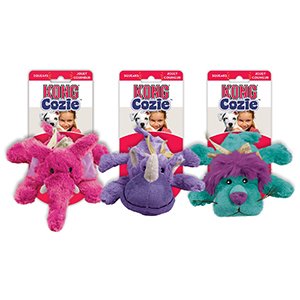 KONG Cozie Brights, 3 varianter
