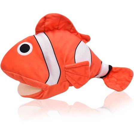Blød klovnefisk bamse til børn, realistisk og sød Nemo fisk, havdyr bamse, perfekt blød og behagelig legekammerat til børn