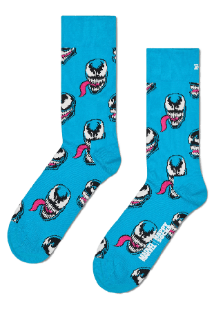Happy Socks MARVEL Spider-Man Venom Sock Strumpor Unisex Blå 41-46