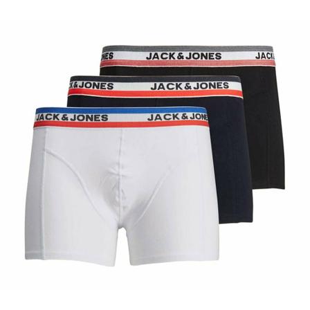 Jack & Jones, 3-Pack Underwear Zwart, Heren, Maat:M