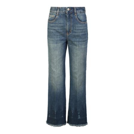 Stella McCartney, cropped jeans Blauw, Dames, Maat:W26