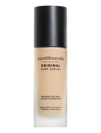bareMinerals Original Pure Serum Radiant Natural Liquid Foundation Mineral Spf 20 Fair Warm 1 - 30 ml