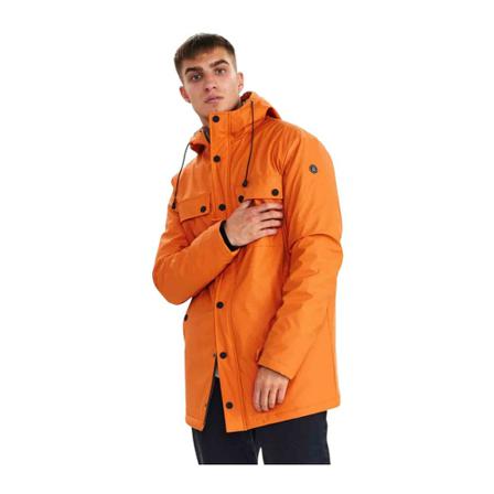 Anerkjendt, Anerkjendt 900816 akthomas padded raincoat apricot orange Oranje, Heren, Maat:S