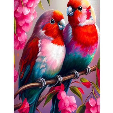 30x40cm, 5D kukka- ja diamond painting strassikirjonta