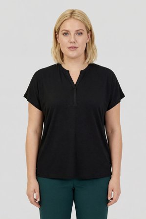 CISO - Kortærmet T-shirt - Sort - V-Hals