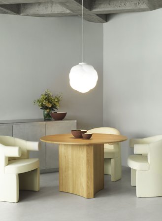 Bubba taklampe Ø42 - opal