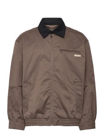 Calvin Klein Jeans | A- Ls Cotton Fz Blouson Jacket | M