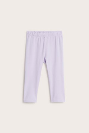 Kappahl | Legginsy capri Jasnoróżowy 116 | Jasnoróżowy