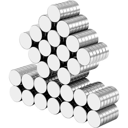 Neodymiummagnet, 100 st 10 * 3 mm Premium Neodymiummagneter för Magnetiska Tavlor, Vittavla, Kylskåp, Interaktiv, Magnetisk Yta