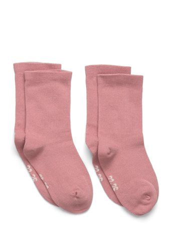 Minymo Perfect Basic Socks (2-Pack) - Pink - 35 8