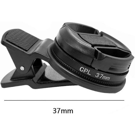 Phone Camera Cpl Lens Filter, Professional 37mm Cell Phone Circular Polarizer Lens Filter With Clip For Iphone 7 6s Plus For Samsung-galaxy S8