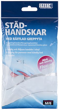 SMARTMICROFIBER RENGJØRINGSHANSKER 8/MEDIUM