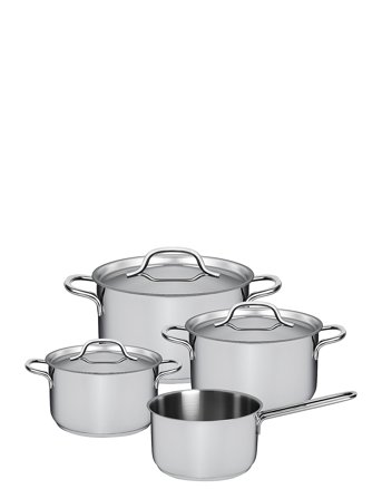 Mirage Cookwareset 4-Pcs Silver Sola