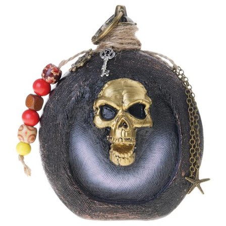 Kranie Romflaske Halloween Kranieansigt Skrivebord Romflaske Fars Dags Gave