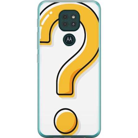 Kompatibelt Mobildeksel til Motorola Moto G9 Play Spørsmålstegn