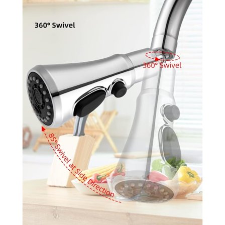 Köksblandare 360 grader, Spray Breeze Köksblandare, 3 M