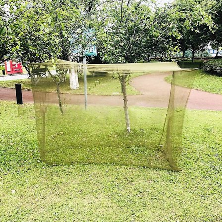 Camping Myggnett Multifunksjonell Bærbar Mesh Telt Lett Mesh Myggnett For Utendørs Camping Hage Reise Strand (20090180cm)