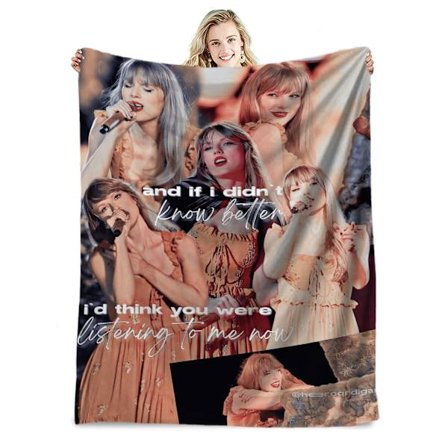 Berømt sanger flanneldækken Taylor Swift gave tæppe aircondition tæppe lur tæppe cover tæppe berømthed tæppe