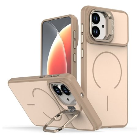 Mobilskal till Samsung Galaxy S26 Edge Plast Med Ställning - Guld