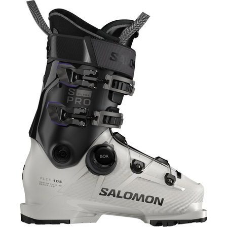Salomon - All Mountain-Skischuhe Damen S/pro Supra Boa 105 - Gray Aurora / Black / Black - 26/26.5
