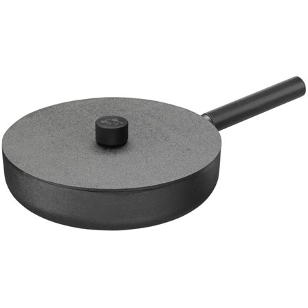 Skeppshult NOIR Traktörpanna med lock 28 cm | Matlagning > Kokkärl & Stekpannor > Stekpannor > Traktörpanna | Bagaren och Kocken