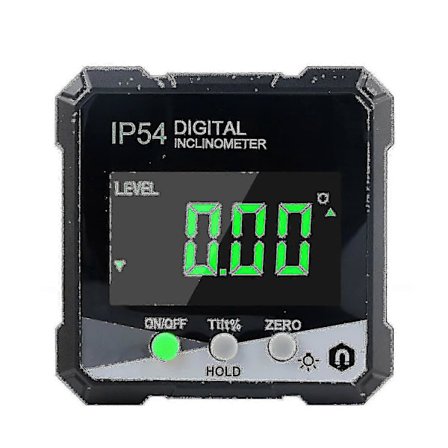 Digital Vinkelmätare, Gradmätare/Vinkelmätare med LCD, Inclinometer med Magnet, Digital Vinkelmätning