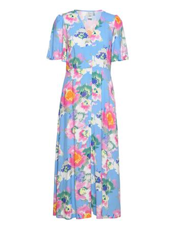 Yassumma 2/4 Long Shirt Dress S. Patterned YAS